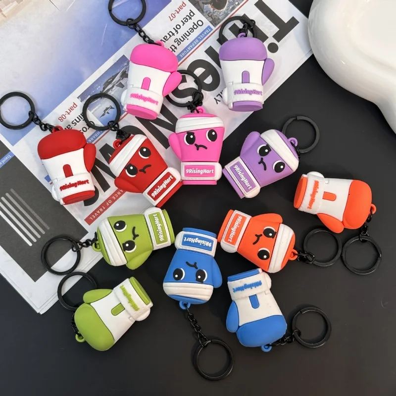 Mini Boxing Glove Keychain, Boxing Glove Keyrings as Holiday Gifts for Sports Enthusiasts for Backpacks Pendants Car Keychain