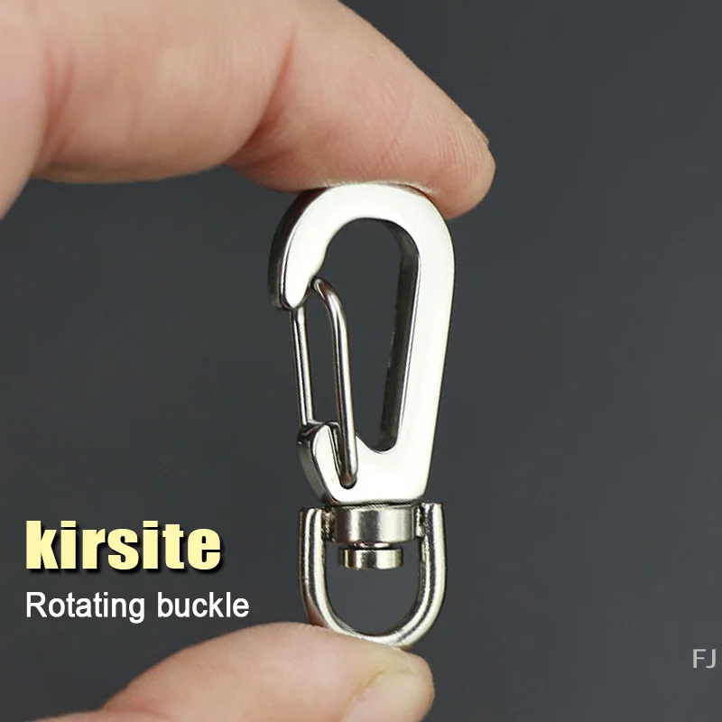 [YU]Mini Spring Backpack Clasps Zinc Alloy Carabiners Survival Climbing EDC Snap Hooks Keychain Buckle Clips For Car Keys Finder