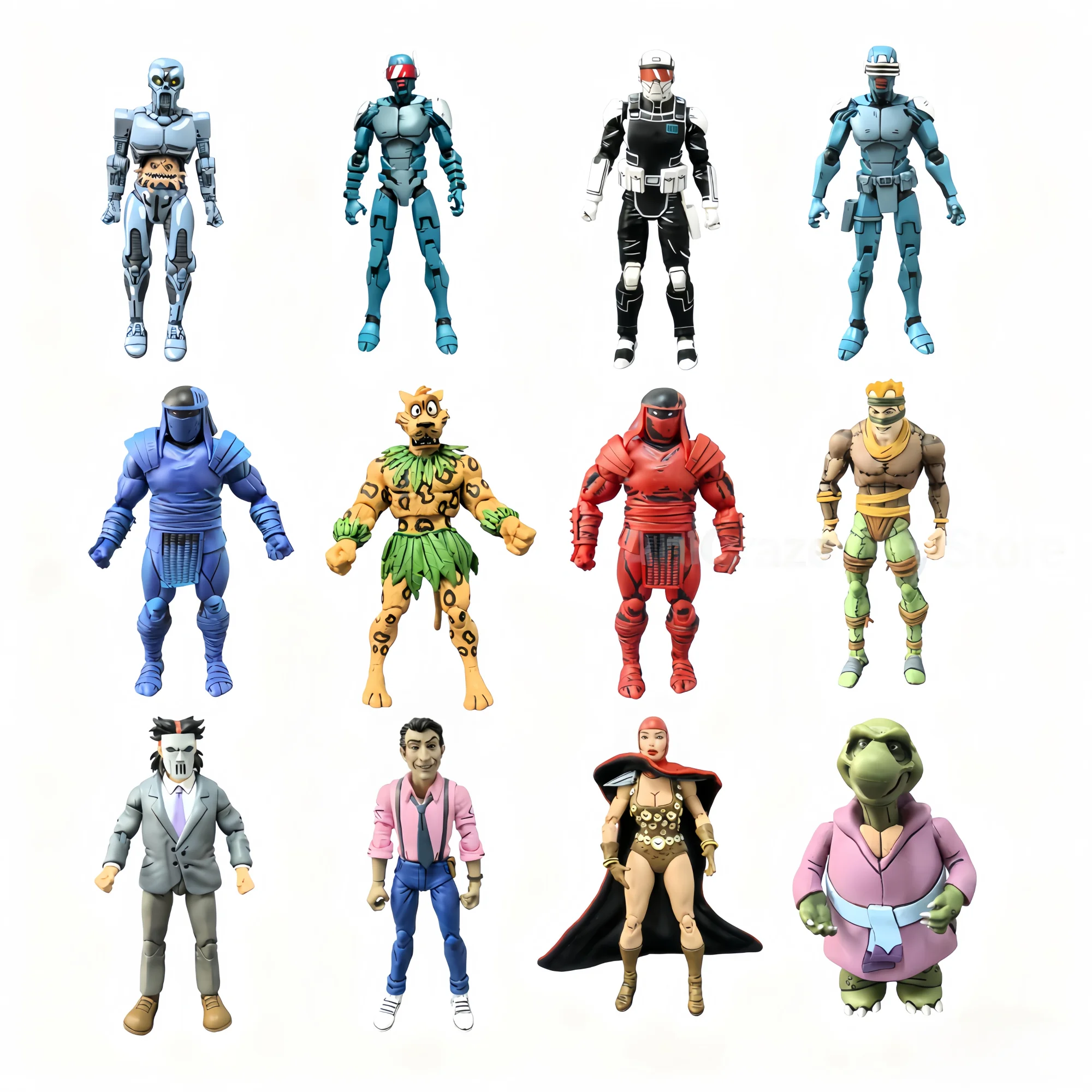 Teenage Mutant Ninja Turtles Movable Joint Action Figures Michelangelo Donatello Table Ornament Collectible Toys Birthday Gifts
