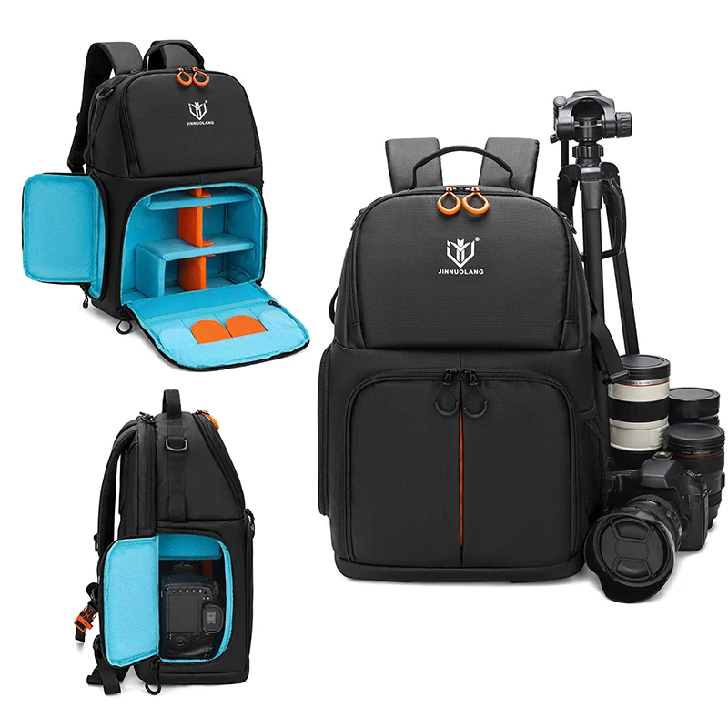 A Camera Bag Suitable for Most DSLR and Mirrorless Cameras, A Double-Shoulder Waterproof and Durable Photography Bag