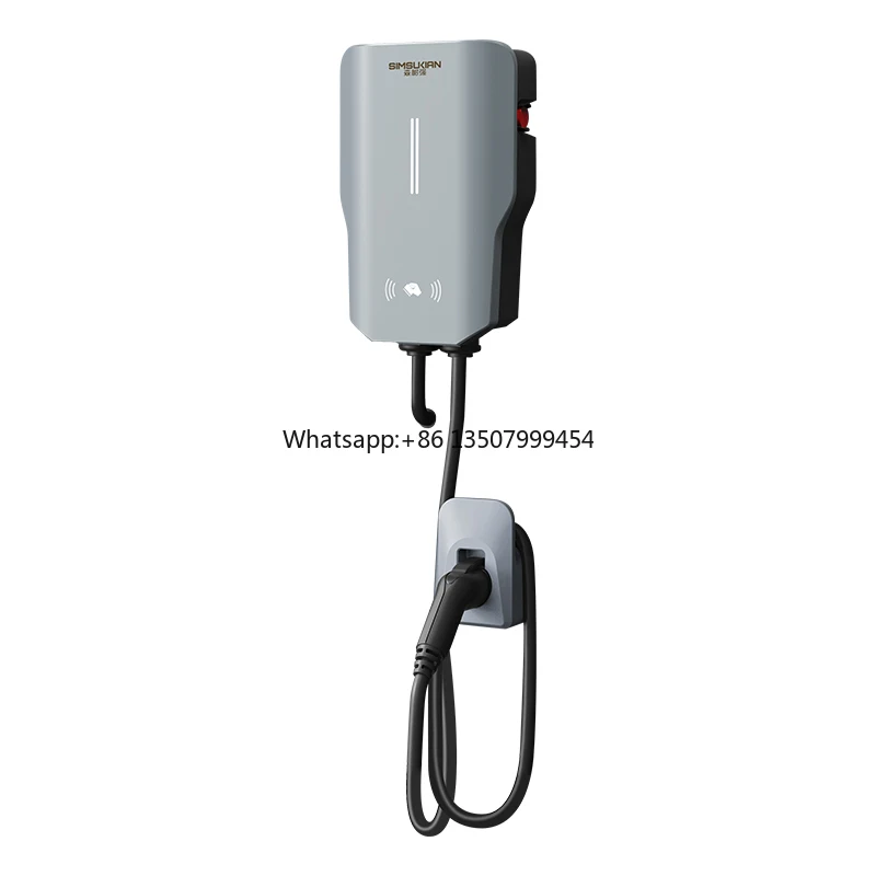 New 7KW Level 2 Type 2 32A Electric Car Wallbox Fast Charger Box Fast Charging Station for Ev Car Type 2