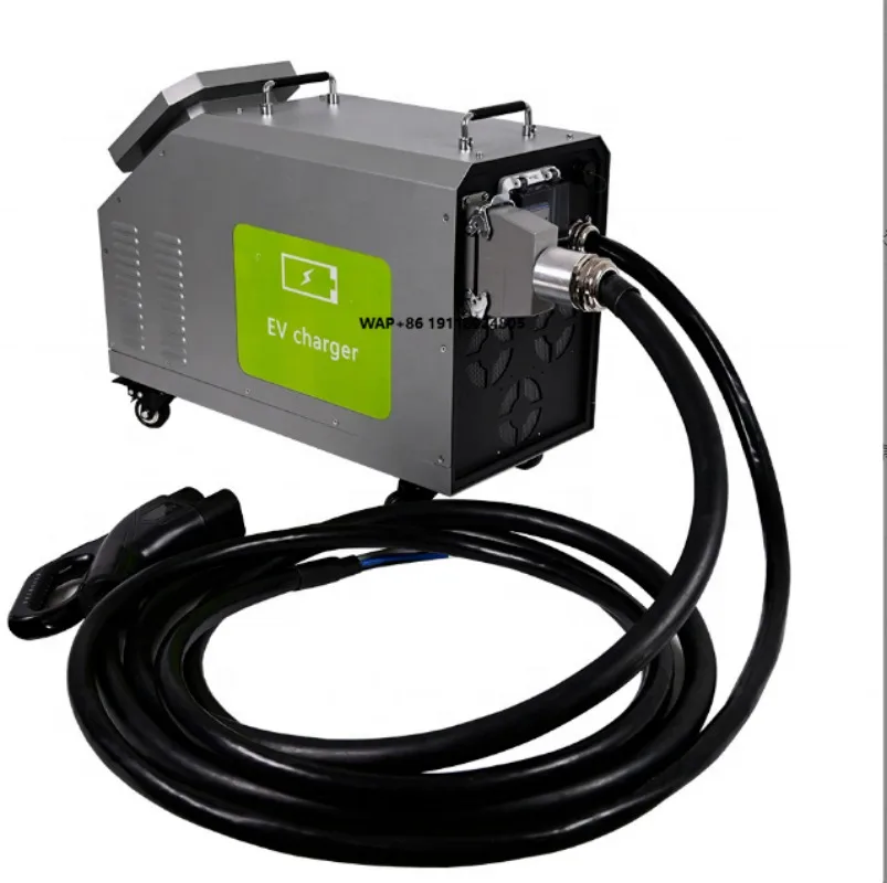 Portable 7KW Fast Ev Car Dc Charger Movable 32A DC GBT 3IN1 EV Charging Station for Electric Car 7kW