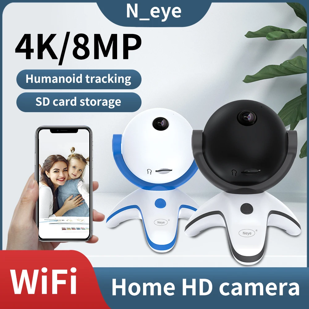 5G WiFi Camera 8MP 4K Wireless Home Security Camera for Baby Elder Pet Camera Monitor Motion Detection 2-Way Audio Night Vision