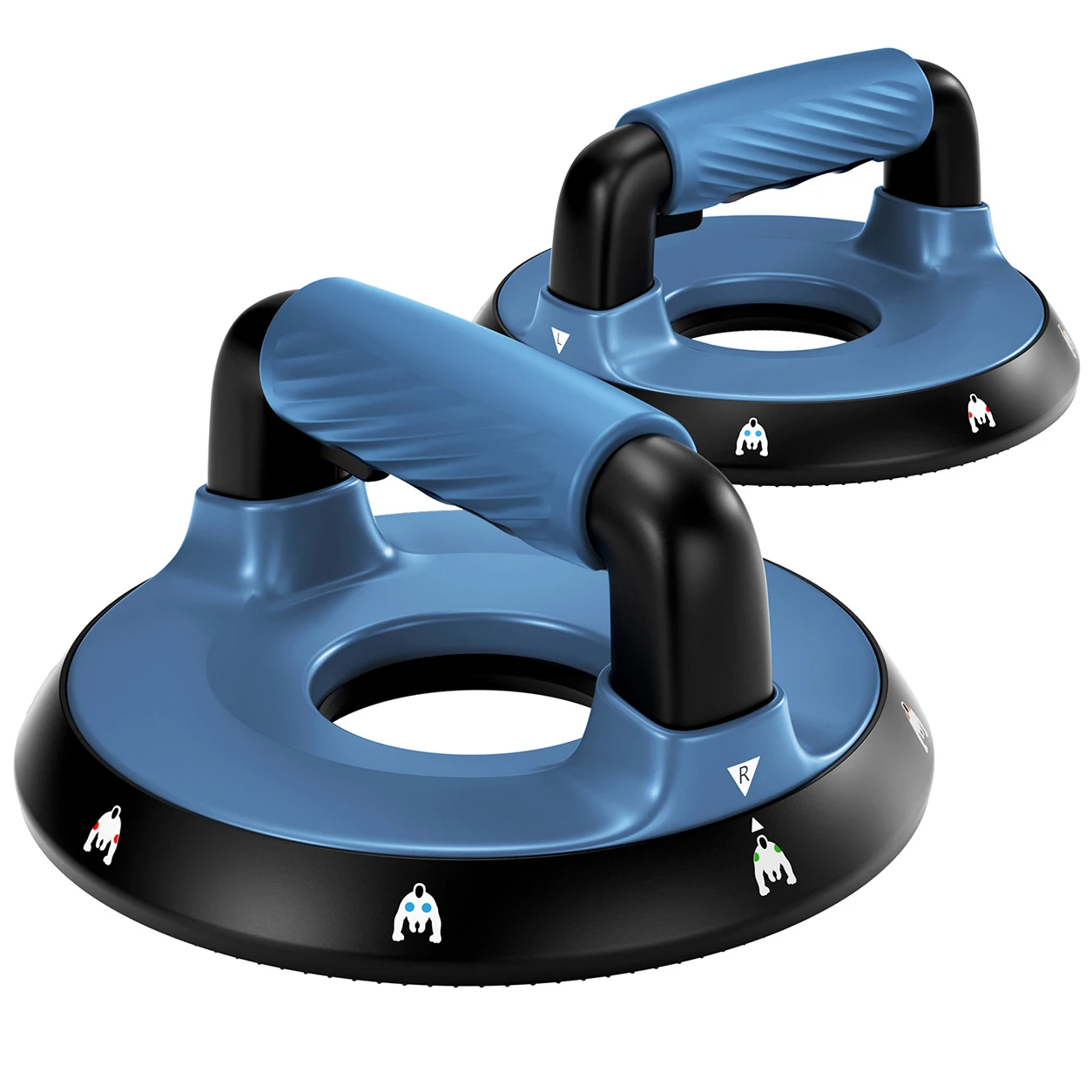 360 Rotating Push Up Stands Ergonomic Non-slip Push Up Bars Board for Chest Muscle Training Home Gym Fitness Equipment