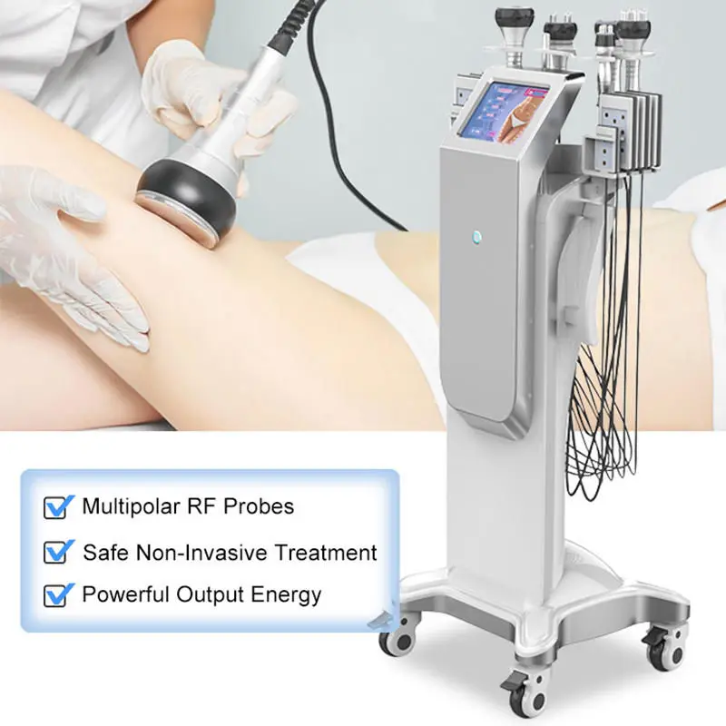 10 in 1 Professional Body Slimming - Blasting & Laser Plate Beauty Machine with 10 Handles - 80K Cavitation, RF, Vibraction