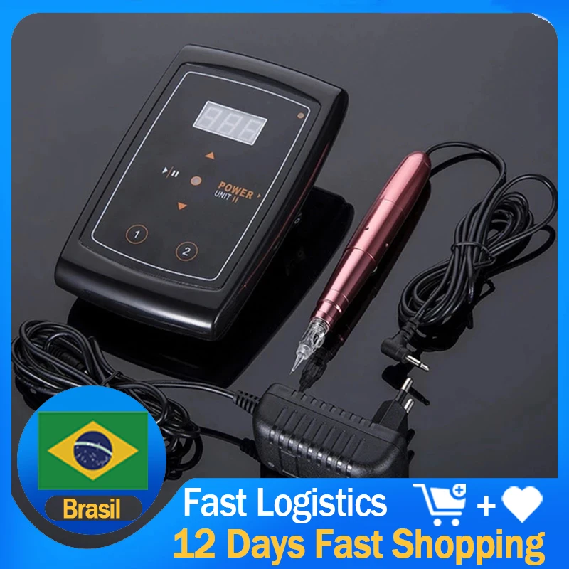 Tattoo Machine Dermograph Permanent Makeup Machine Cartridge Needle Micropigmentation Dermogr Tattoo Eyebrow Swiss Motor Machine