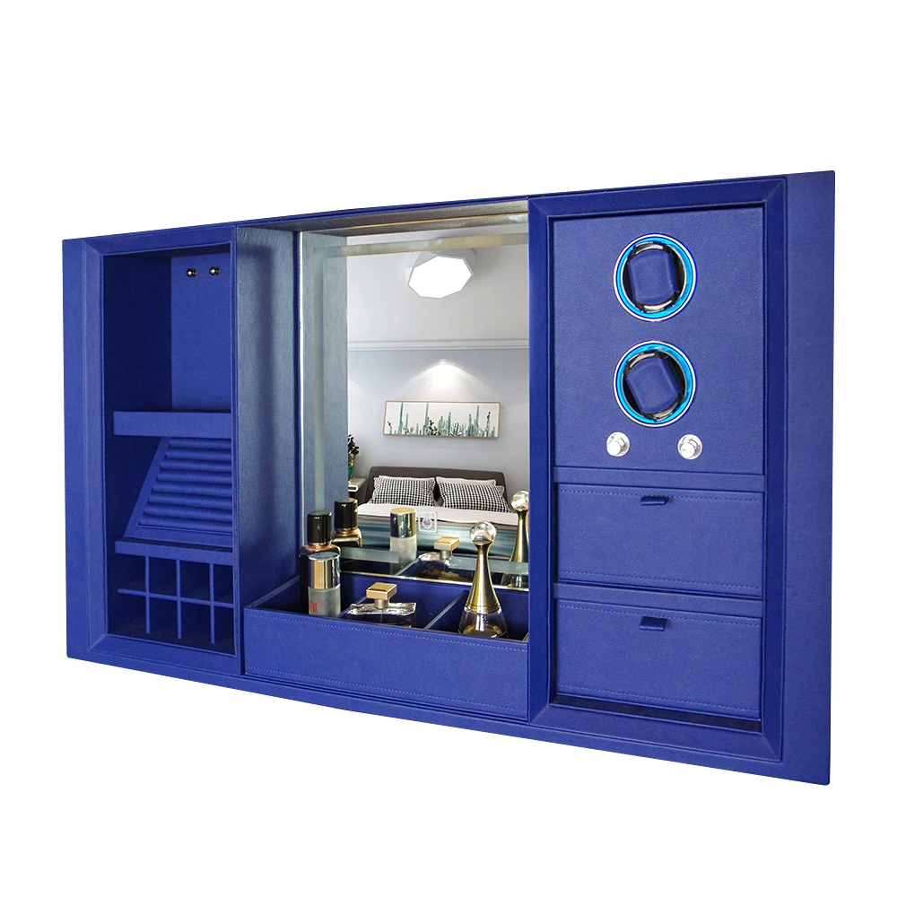 2024 Latest Hidden Dressing Table Intelligent Makeup Vanities Automatic Lifting Vanity Desk