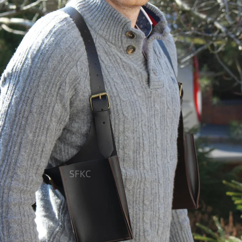 Medieval Outdoor Adjustable Square Bag with Shoulder Straps Party Cosplay Prop Mobile Phone Wallet for Outdoor Travel Hiking