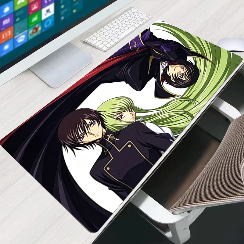 Large Mouse Pad Gamer Home Computer HD Mousepad Code Geass Anime desk mat Cool Keyboard Pad Anti Fray Carpet Gaming Mouse Pads