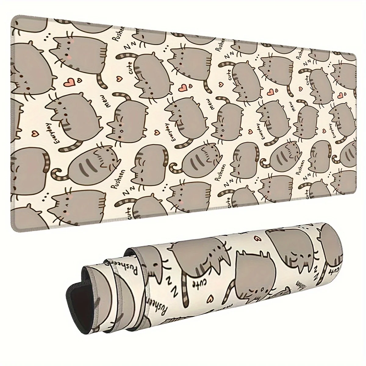 Cartoon cute gaming mousepad for desktop keyboard table mat office mousepad Desk accessories Keyboard table mat School home gift