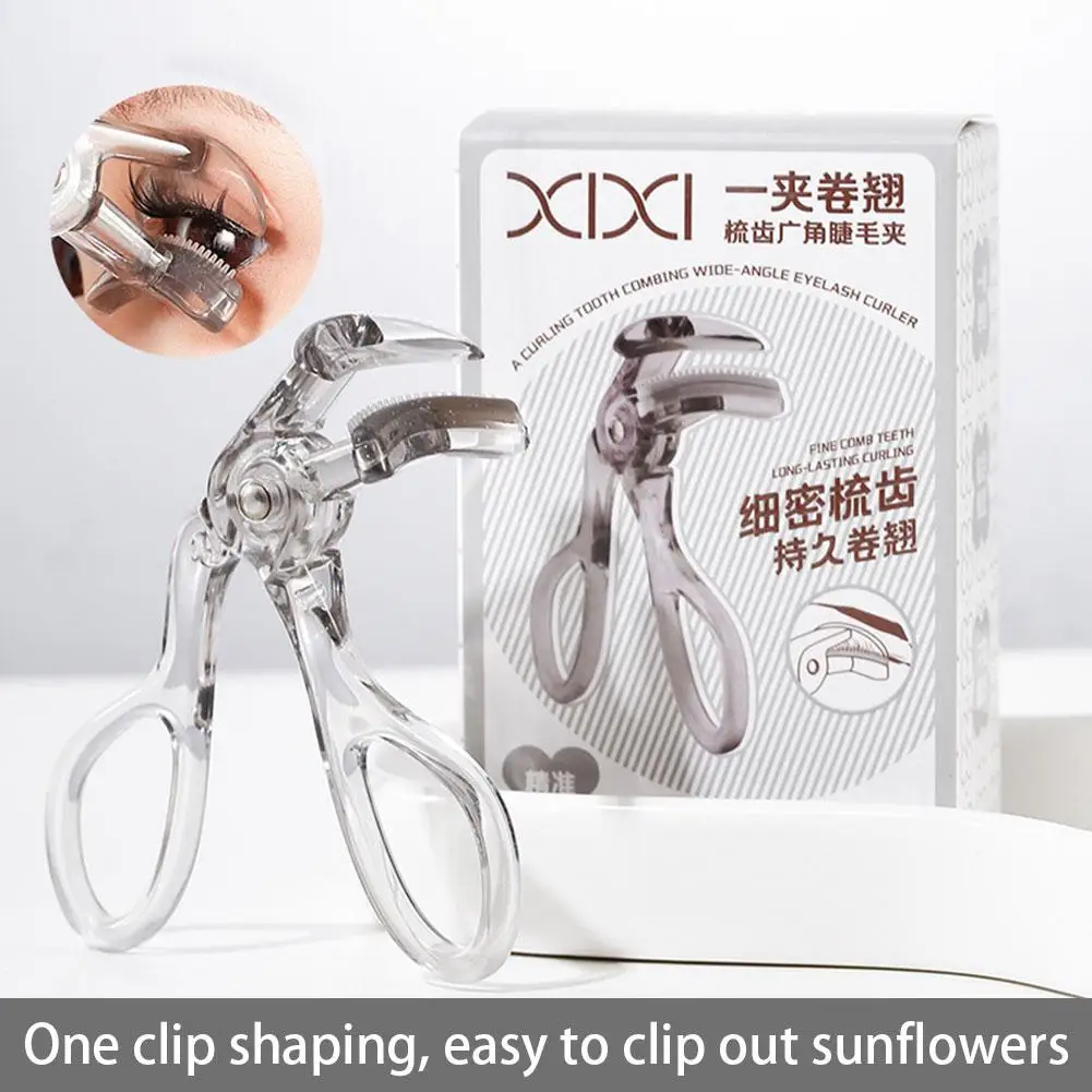 Professional High-looking Eyelash Curler Wide Angle Lasting Long Woman Portable Cosmetics Tool Lashes Makeup Eyes Curly Bea V3d7