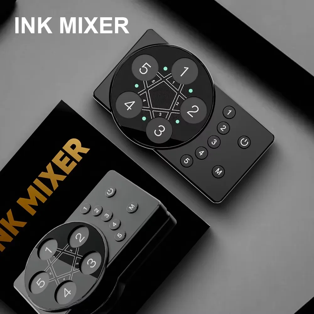 Electric Tattoo Ink Pigment Mixer Anti Sediment Mixing Nail Polish Mascara Whirlpool for Permanent Makeup Tattoo Supplies