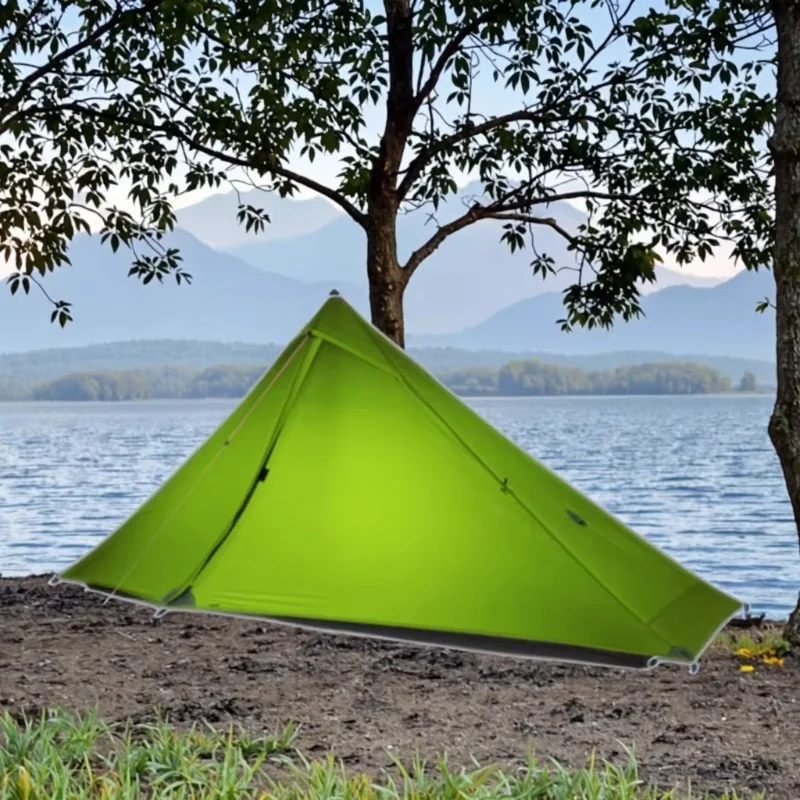 2026 Waterproof Ultralight 20D Silicon-Coated Nylon Four-Season Backpacking Tent Breathable Foldable One Bedroom Portable Lightw