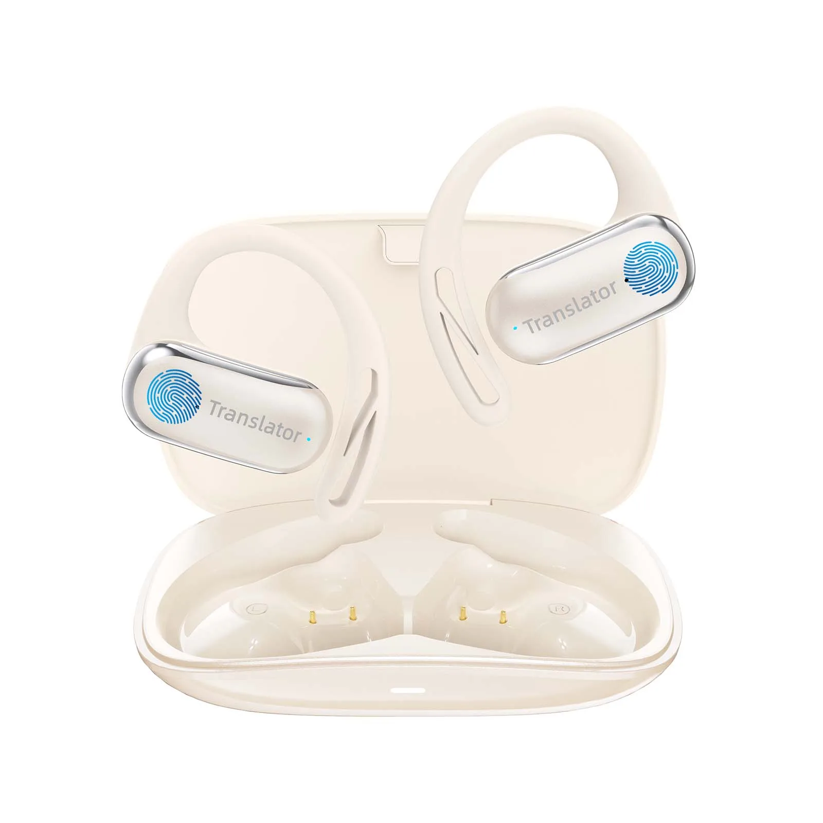 Wooask F56 OWS Translator Earbuds ,Two-Way Real Time 144 Languages Voice Translation Headphones, Perfect for Travel & Business