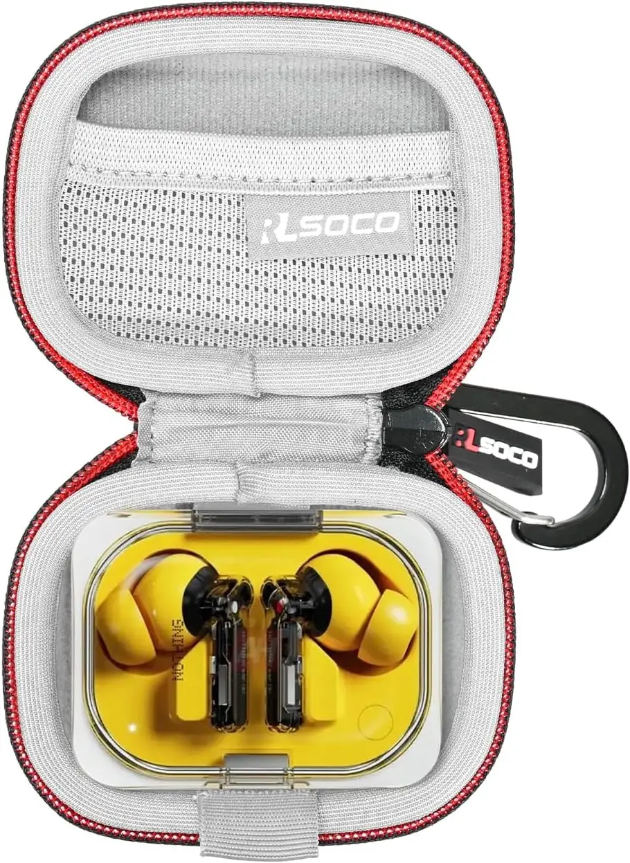 Travel Sport Case for Nothing Ear (a) Wireless Earbuds Portable Hard Shell with Wrist Strap Large Capacity Storage Box