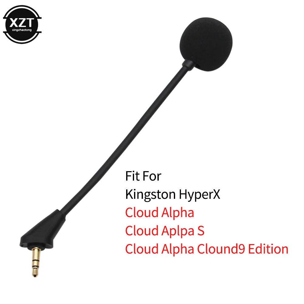 3.5mm Microphone For Kingston HyperX Cloud Alpha S Cloud9 Edition Gaming Headphones Replacement Mic