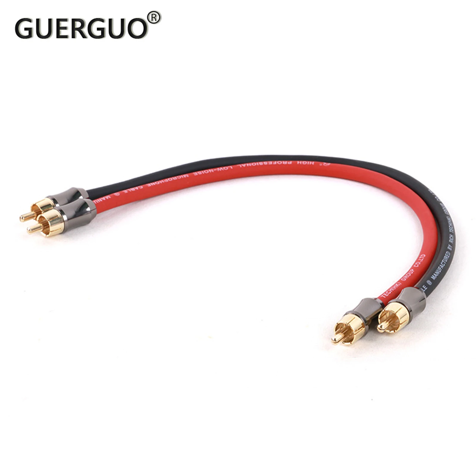 2RCA to 2RCA Cable,Gold-Plated 2 RCA Male to 2 RCA Male Stereo Audio Cable for Home Theater, HDTV, Gaming Consoles, Hi-Fi System
