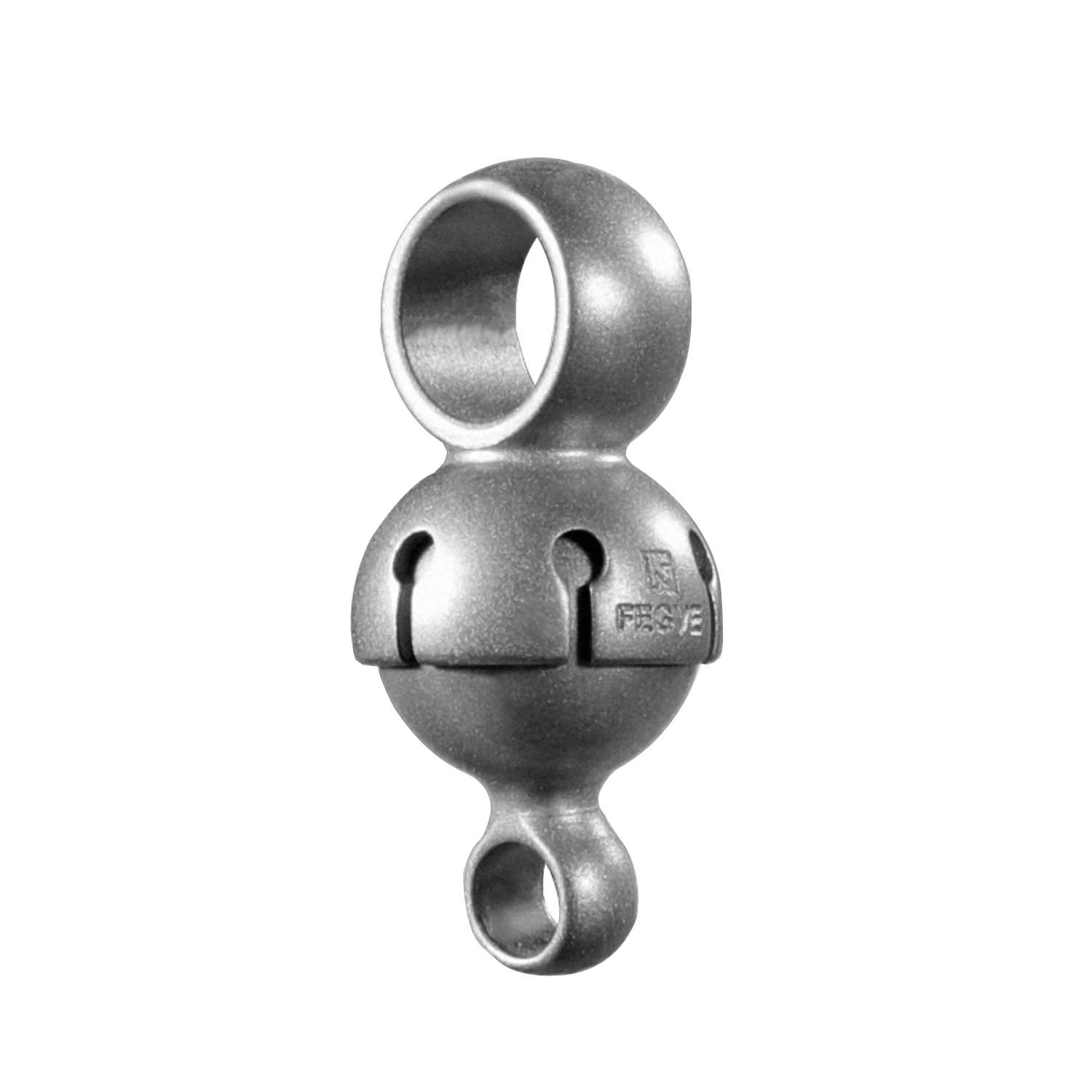 Super Light Titanium Alloy 8-Shaped Buckle Swing Accessories High Quality Men Car Spherical Can 360° Rotating Keychain Key Ring