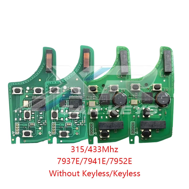 ID46 Chip 315/433Mhz 7937E/7952E Smart Keyless Go Remote Key Circuit Board For Chevrolet Camaro Cruze Equinox Malibu 2010-2016