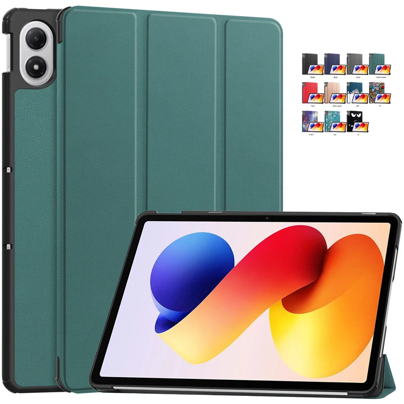 For Xiaomi Redmi Pad 2 Pro 12.1 inch 2025 Case Tri-Fold PU Leather Stand Tablet Shell SE 11
