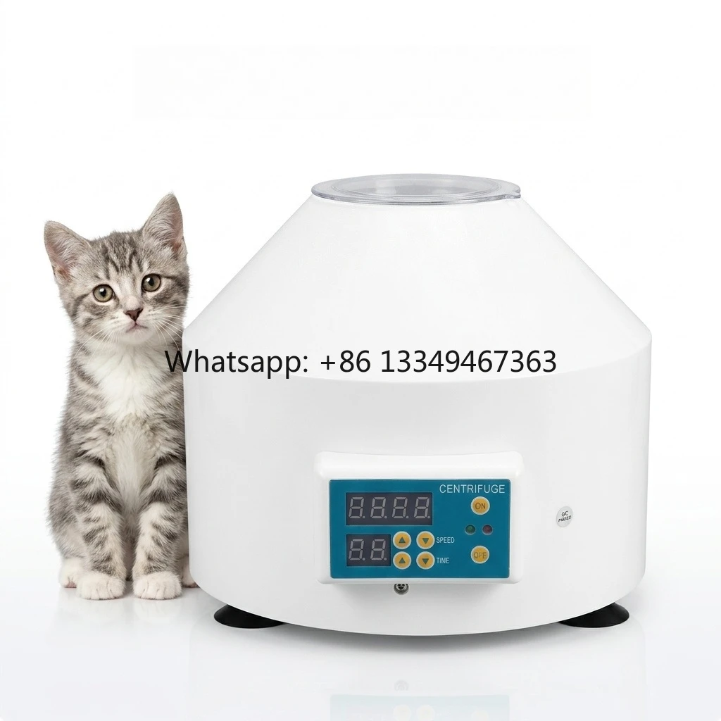 Digital Display Centrifuge 4000r/min 1790xg 20mlx6 Rotor Veterinary for Pet Clinics Lab Testing