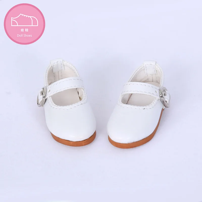 Shoes For Doll BJD 1 Pair 6.2cm PU Leather Fashion Mini Toy Lace Canvas Shoes 1/4 Doll for Fairyland Luts Doll Accessories Luo