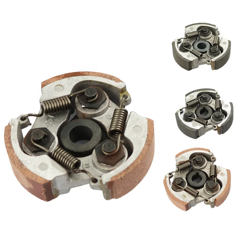 Motorcycle Clutch Swing Block Clutch Slotted Pattern 3 Shoe Spring Centrifugal Clutch For Mini Motocross ATV Quad Buggy