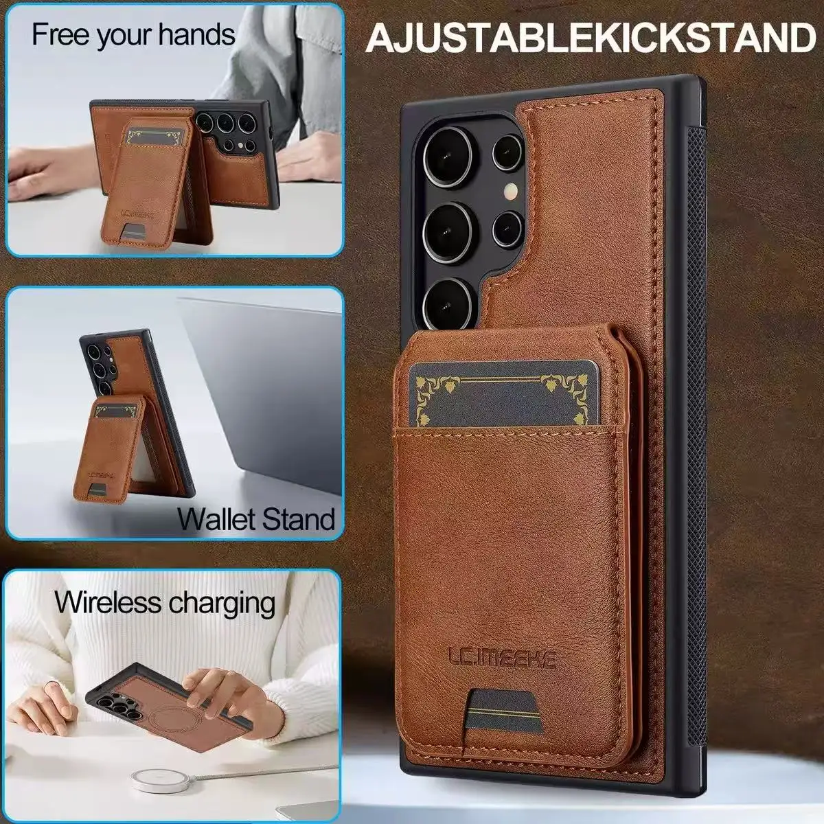 New Detachable Magnetic 2 In 1 Premium Quality Leather Case For Samsung Galaxy S26 S25 S24Ultra S23 Plus Card Wallet Phone Bag