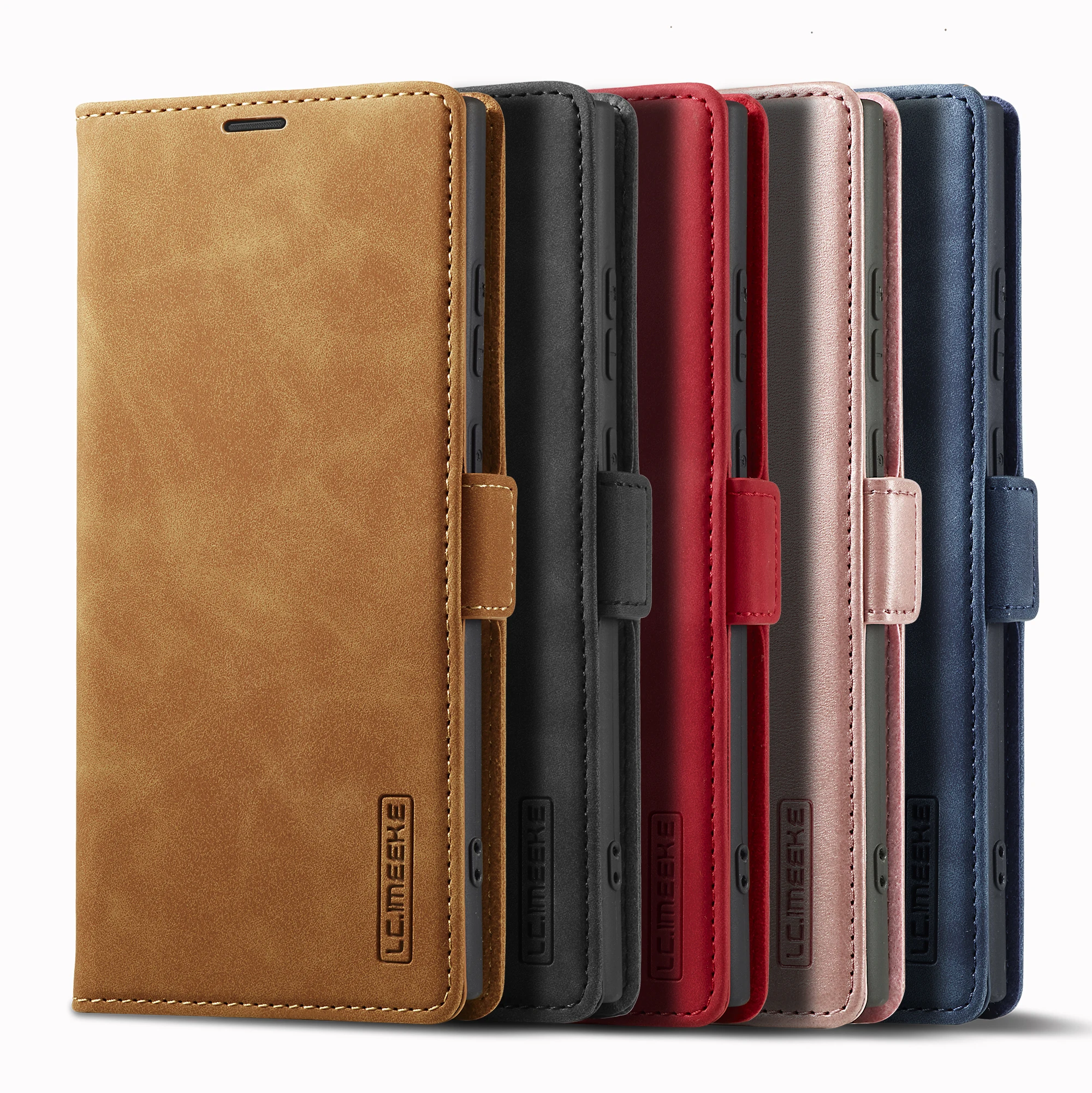 For Samsung Galaxy S26 S26+ S26 Ultra Case, Premium Leather Wallet Case Magnetic Closure, Card Holder Slot Shockproof Flip Cover