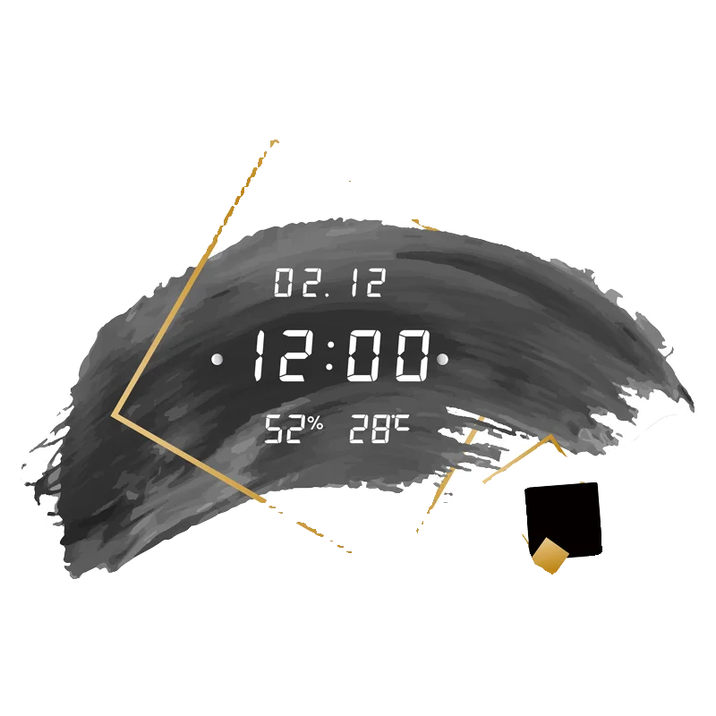 For Modern Smart Wall Watch Clock Design Original Modern Classic Wall Clock Digital Big Bedroom Horloge Murale Living Room Decor