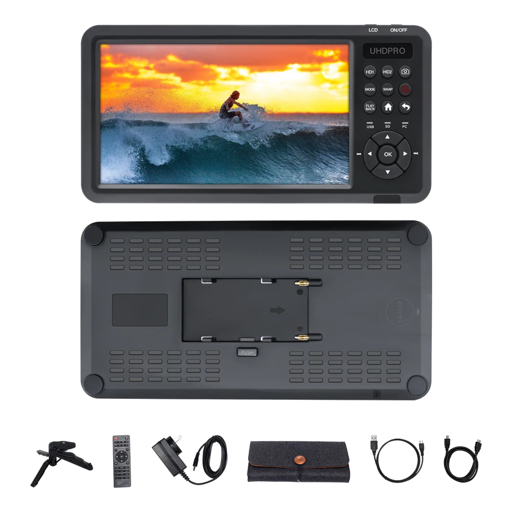 Premium 1080P Video Grabber Standalone 7 Inch Monitor Capture Device Dual HDMI 4K60 Input Wholesale Bulk Factory Direct Unit