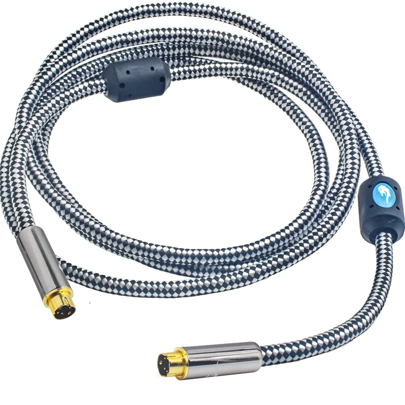 Premium 4 Pin S-Video to S-Video Cable for TV STB DVD Projector Monitor Shielding OFC S-Video Male to Male Cable 1M 2M 3M 5M