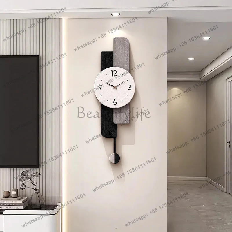 Fashion Wall Clock Modern Luxury Silent Display for Living Room Bedroom Office Stylish Interior Home Decor