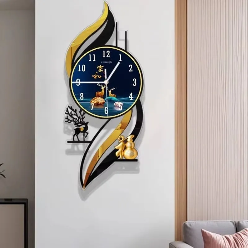 xx-Wall Clock Zen Unusual Premium Interior Design Wall Clock Office Decor Modern Reloj De Pared Decorations Home^