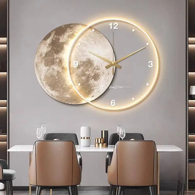 Vintage Luxury Wall Clock Youth Roo Unusualhands Modern Office Decor Wall Clock Interior Design Montre Murale Home Decor