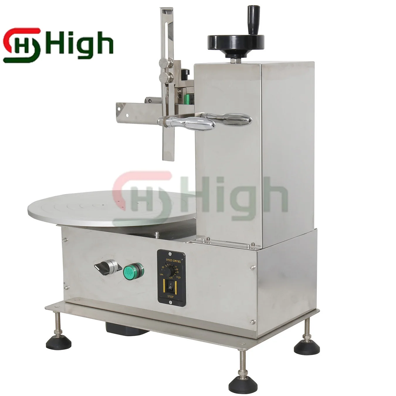 Automatic Electric Manual Round Shape Cake Cream Layer Spreading Machine Mold Frost Plastering Bakery Home Use Decorating Maker
