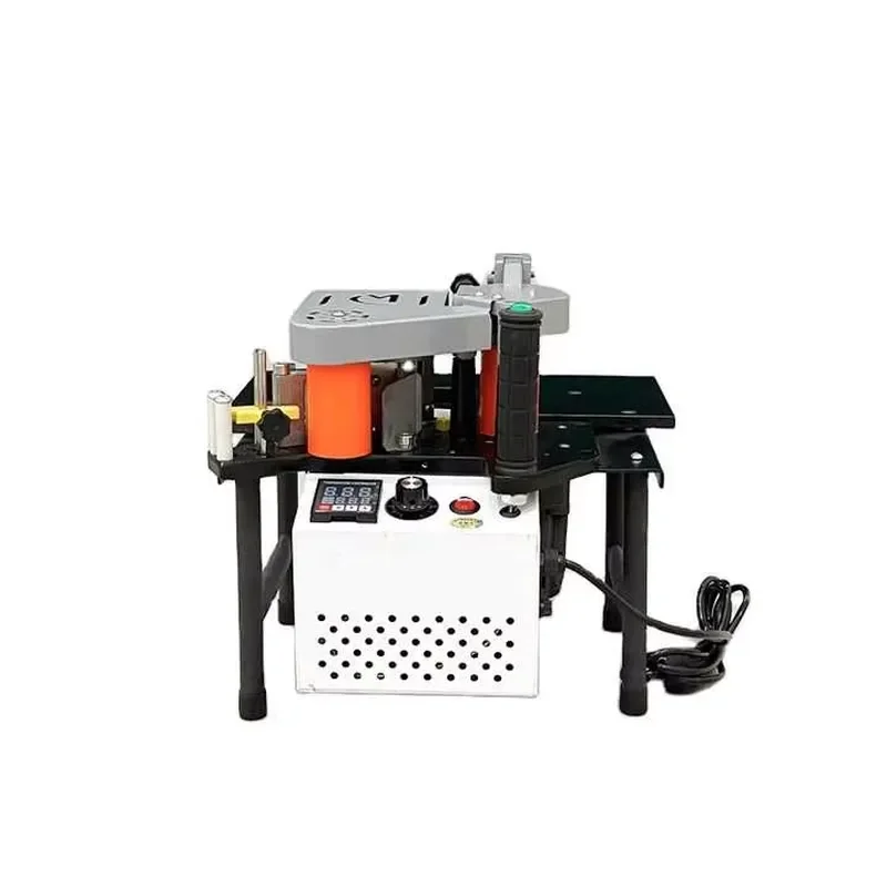 Portable Mini Automatic Edge Bander Machine for Home Decoration Furniture Making Plywood Hand Held Woodworking Banding Tool
