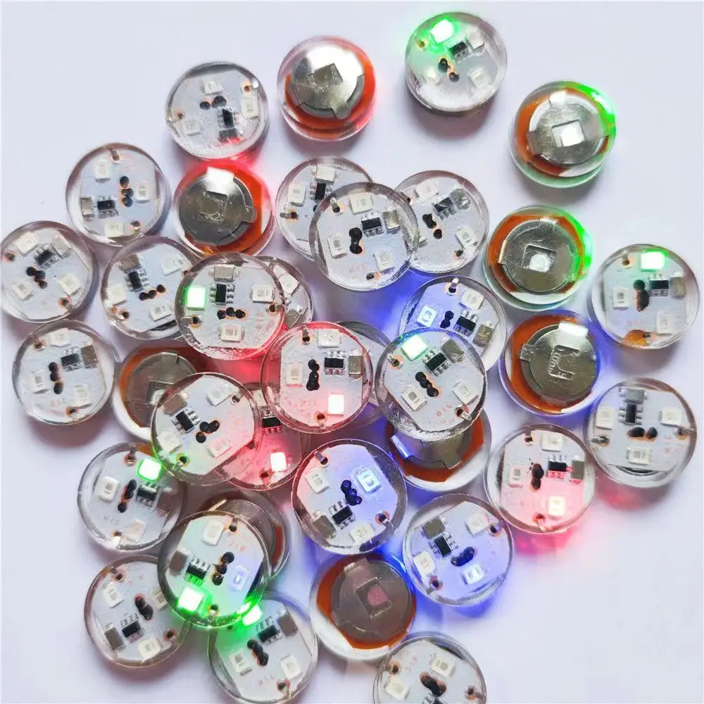 25 Pcs/Lot LED Shoes Light Bag Lights Blinking Flashing Lights Schoolbag Lamp Colors Changing Glowing Children Shoes Lamps