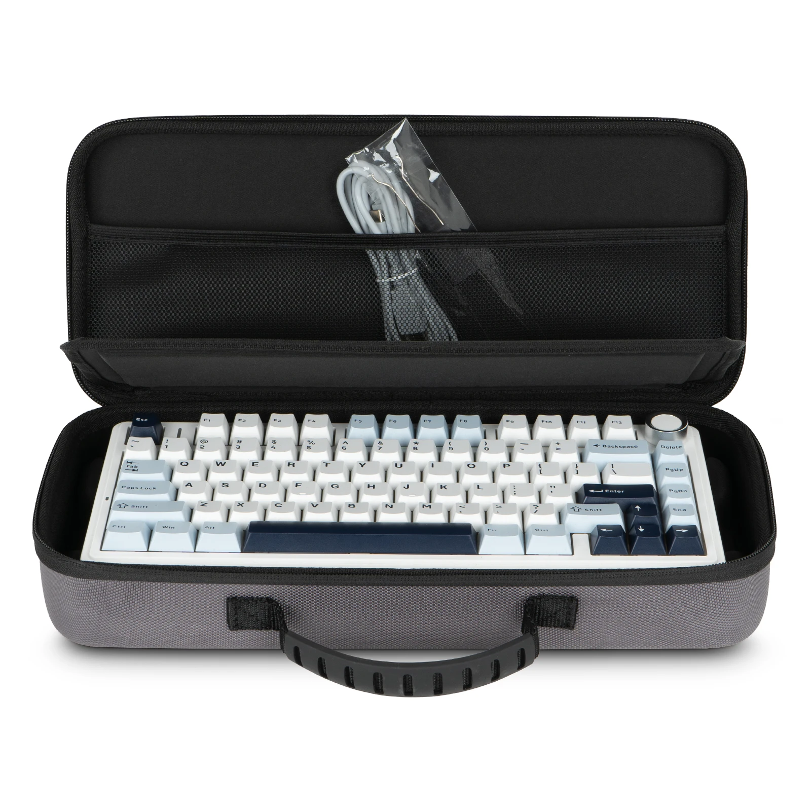 Hard EVA Case for Aula F75 Gaming Mechanical Keyboard Storage Bags Portable Travel Carrying Box For Aula Keyboard Accessories