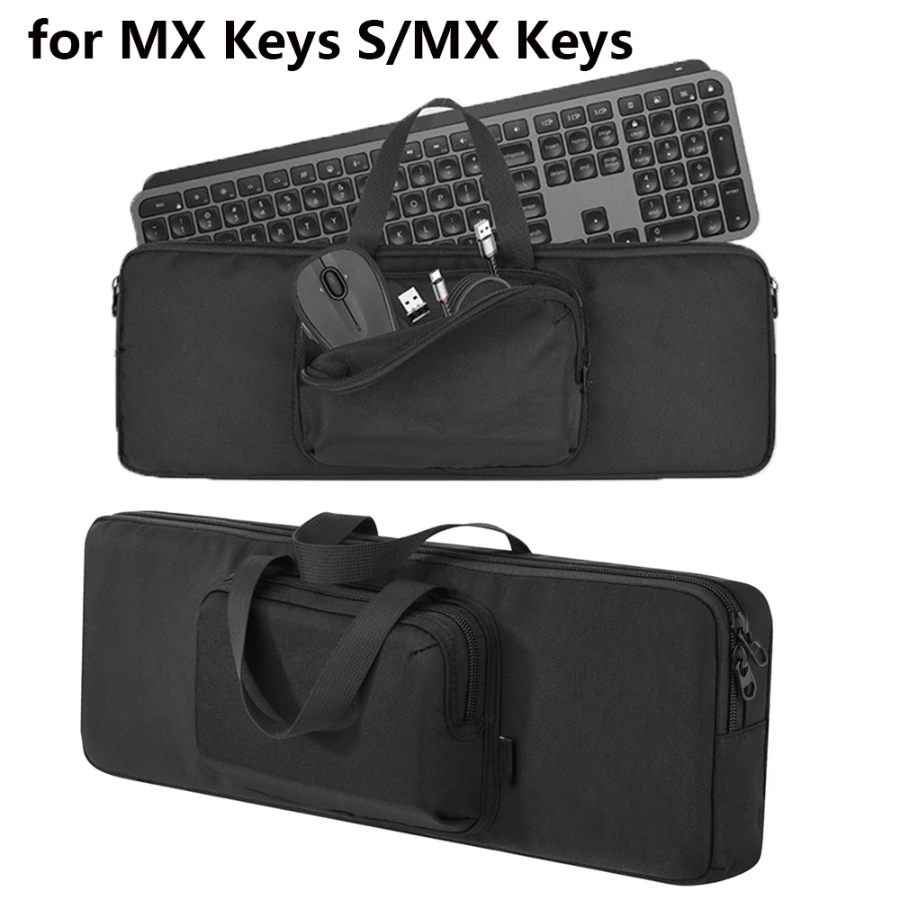 Portable Carrying Case Bag Keyboard Storage Bag Pouch Travel Shell for Logitech MX Keys S/MX Keys Series Keyboard Storage Box