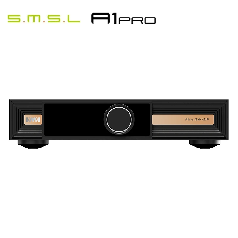SMSL VMV A1PRO Gallium Nitride Power Amplifier Home Audio Stereo HIFI Digital Amp for Speakers