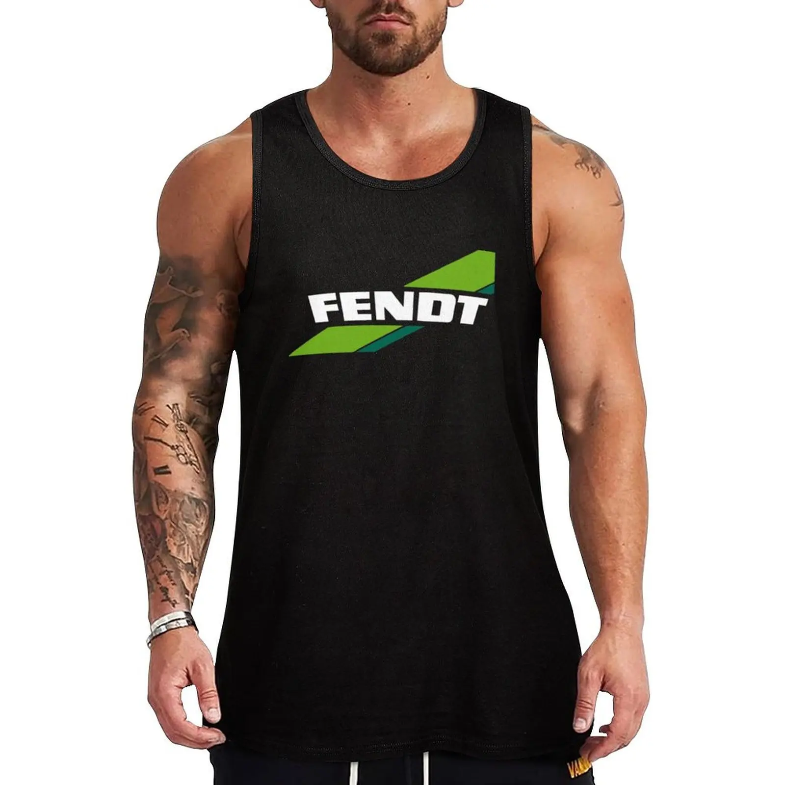 BEST SELLER - Fendt Tractors Logo Merchandise T-Shirt Tank Top Fast Dry Tank Top Sports Athletic Sleeveless Shirt