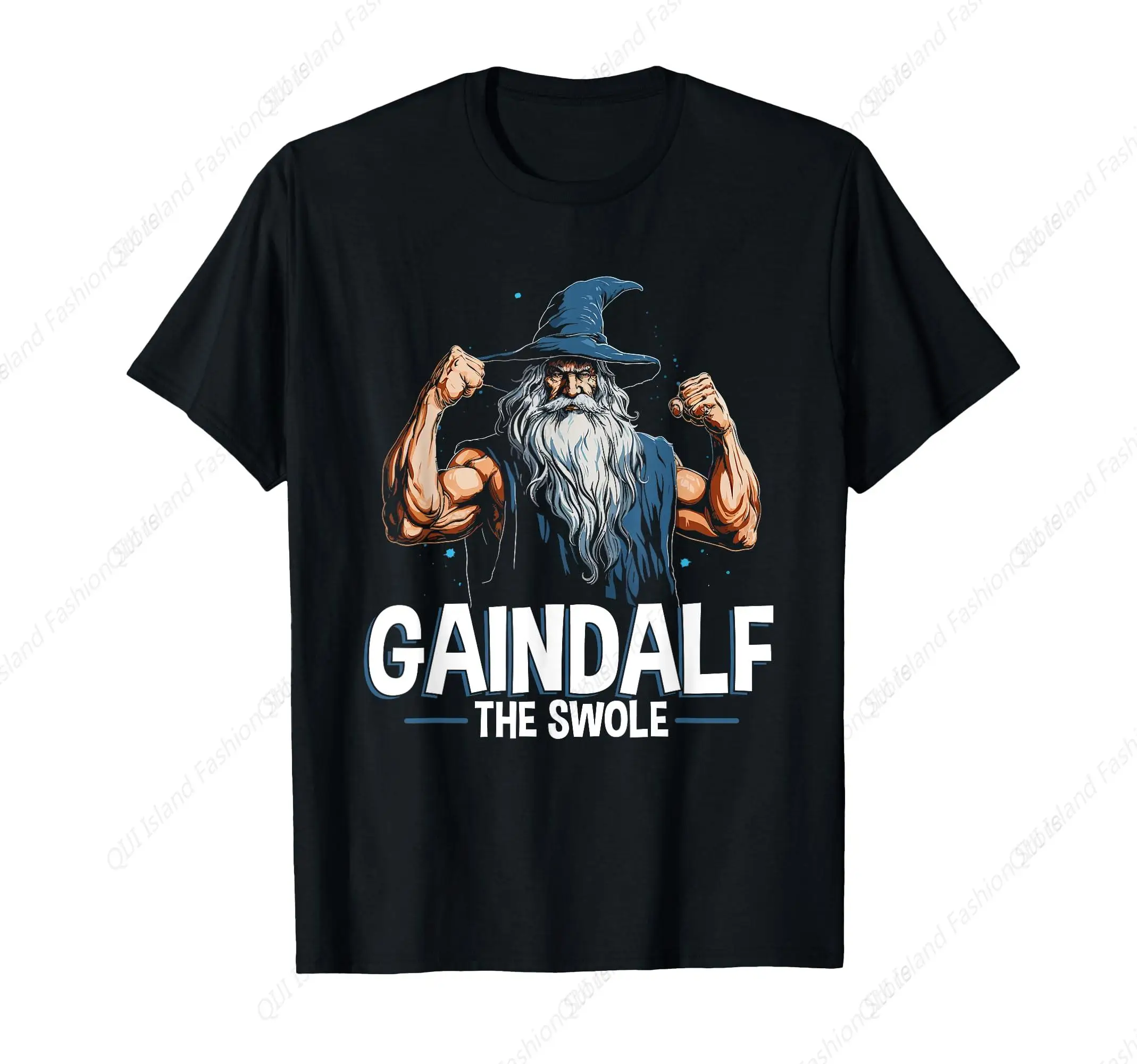 Gaindalf The Swole You Shall Not Fast Funny Gym Fitness T-Shirt