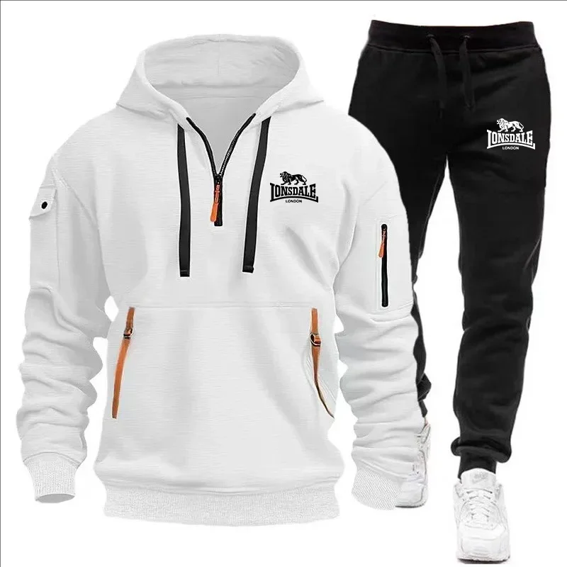 2026 New Men's Sports Tracksuit, Jogging Casual Sweatshirt Set, Daily Three-Color Hoodie, Hot Selling High Quality