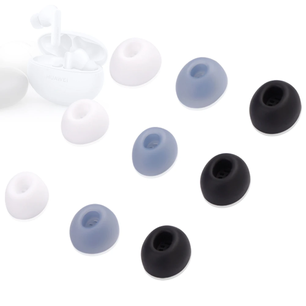 6Pcs Silicone Ear Tips for HUAWEI Freebuds 5i TWS Eartips Freebuds5i Earbuds Tips With Filter Screen Soft Earplugs