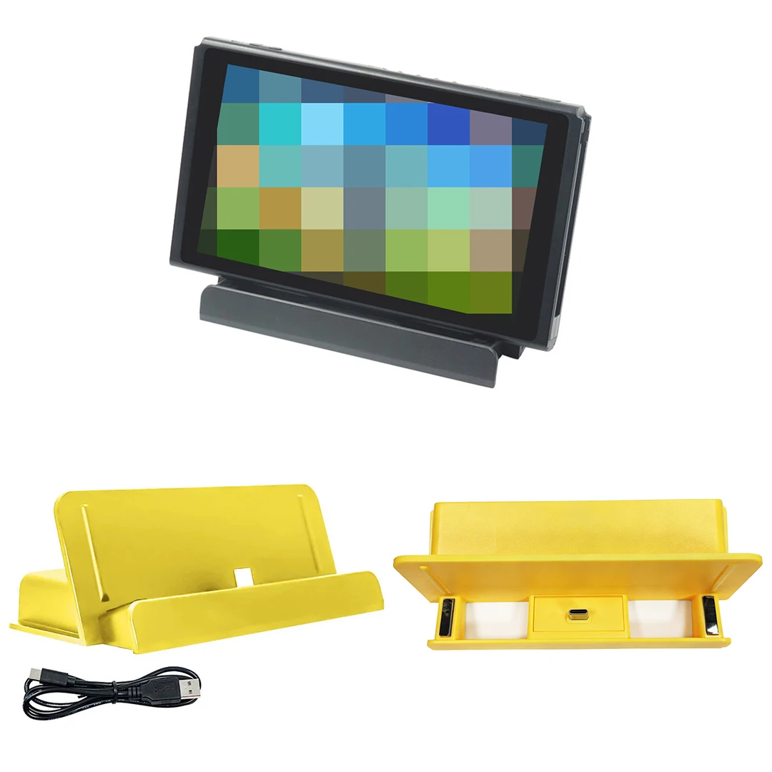 Type-C Charging Dock 2023 For Switch/Lite/OLED  Mini Dock Station Charger Stand Anti-slip Foot Pads Prevent Scratches