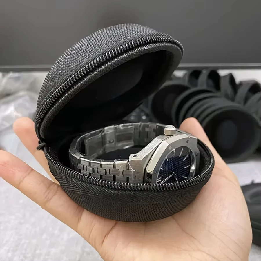 Portable Single Watch Box Travel Watch Storage Box For Watch Shockproof Wristwatches Smart Watches Boxes Single Watch Organizer
