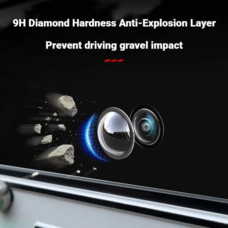 Suitable for Xiaopeng cars, 360-degree lens cover, lens hood, waterproof and dustproof, car modification accessory set