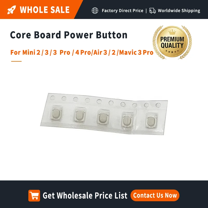 5pcs/10pcs Core Board Power Button for Mini 1/2/SE/3/4 Pro Air 2/3 Mavic 3 Pro | OEM Premium Drone Repair Parts Wholesale Supply