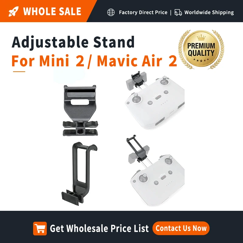 Wholesale Tablet Phone Holder for DJI Mini 2/Mavic Air 2 | OEM Premium Quick Release Mobile Bracket Drone Repair Parts Accessory